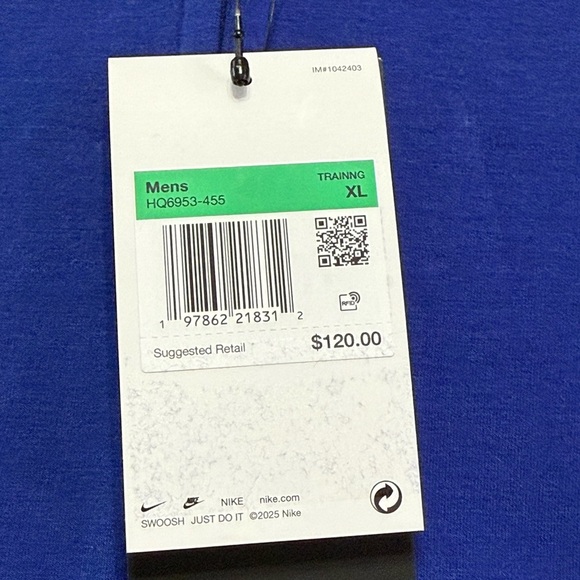 Nike Men’s 24/7 Dri-FIT 1/4 Zip Sweatshirt XL NWT **DISCOUNTED SHIPPING ** - Picture 3 of 5